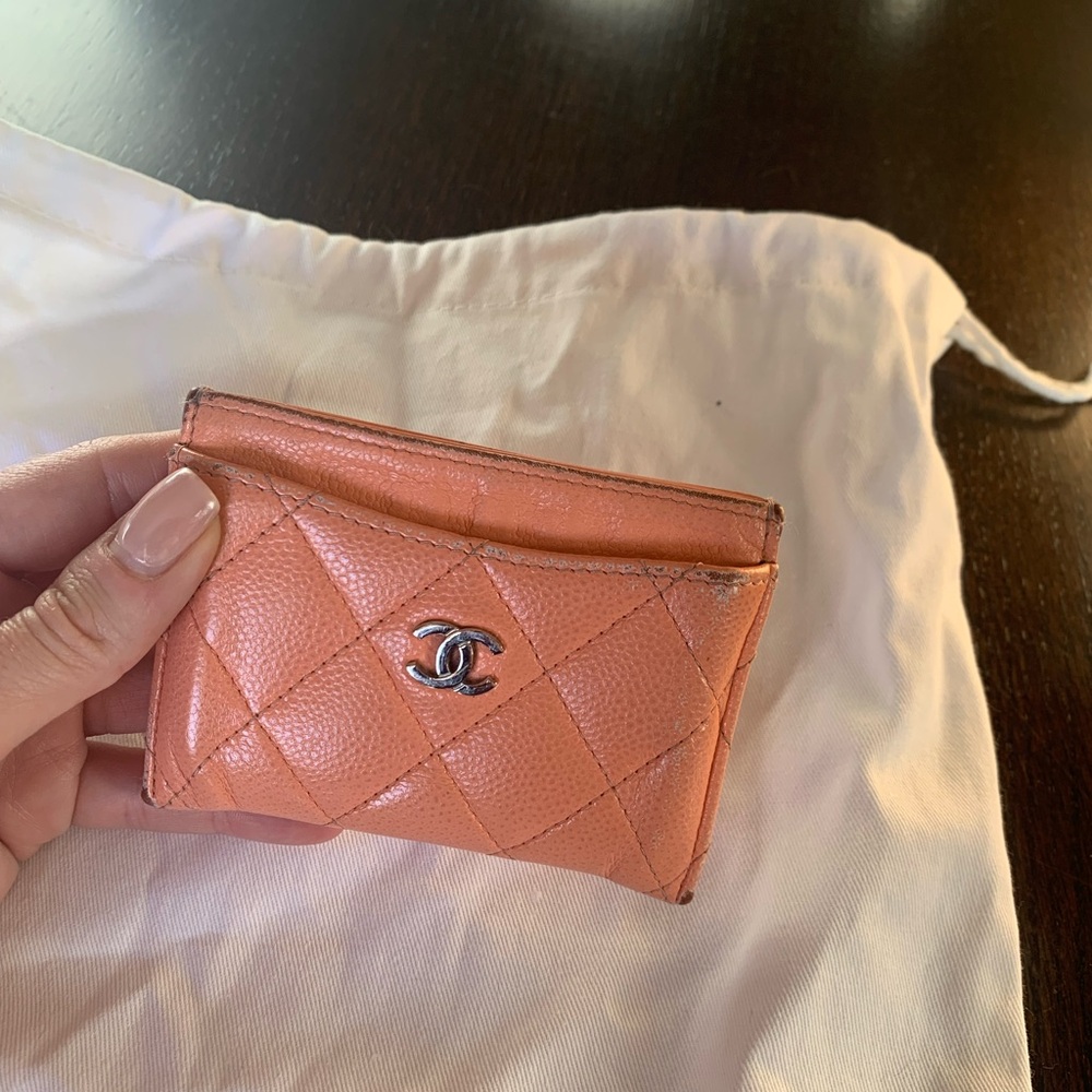Chanel card holder
